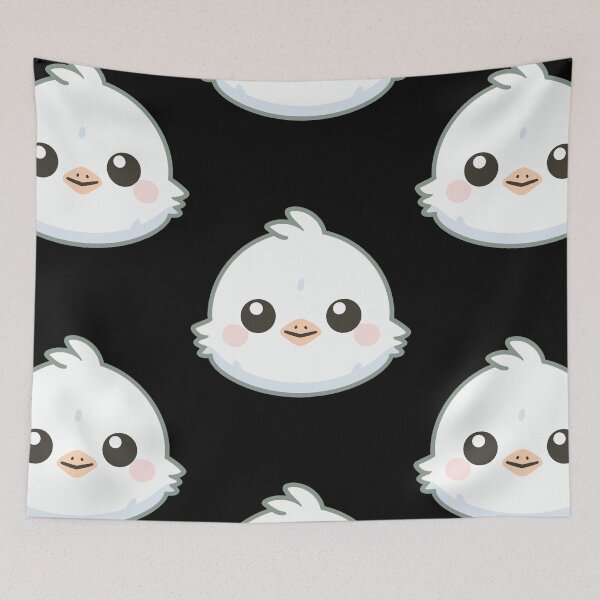 Item preview, Cute Vectoral Egret Face designed and sold by ArtfulWeave.