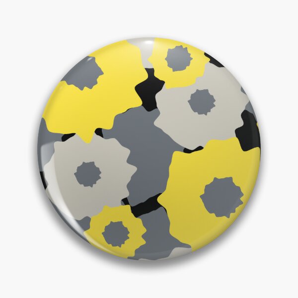 Item preview, Abstract pattern with yellow flowers designed and sold by IrynaAlex.