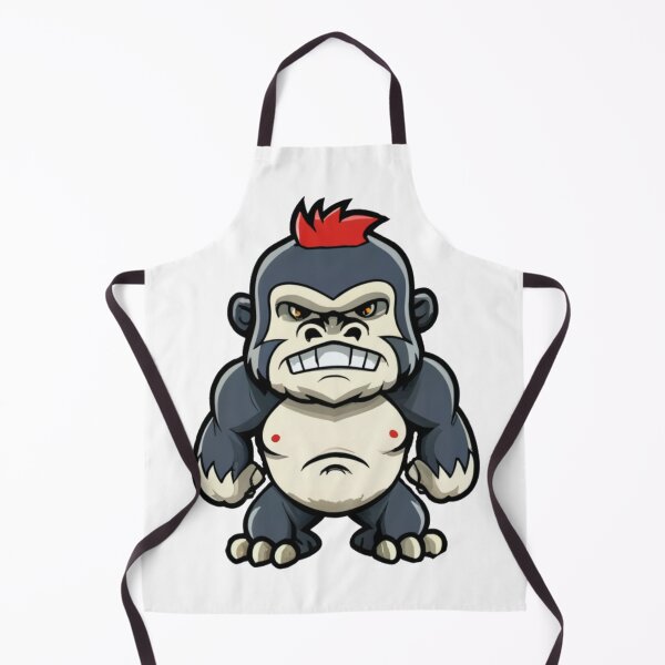 Item preview, Angry vanilla gorilla red hair designed and sold by bukajart.