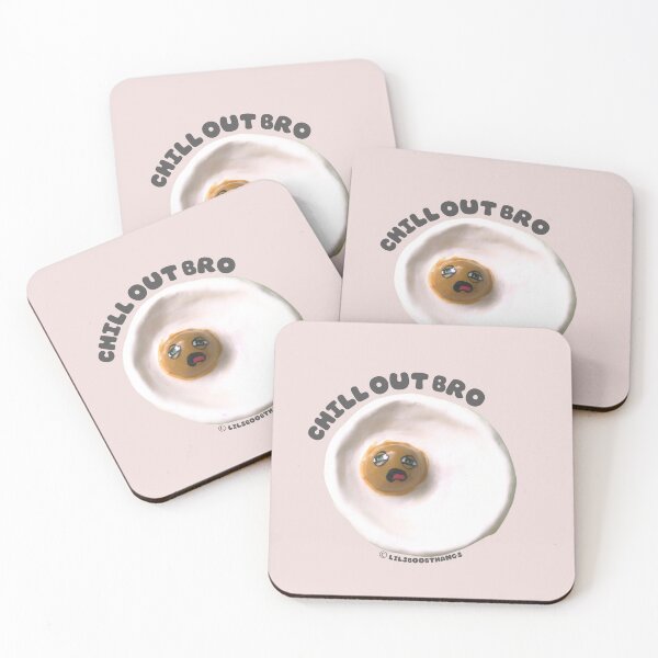 Item preview, Chill out bro, Egg dude, egg art, cute blob, v6 | @lilsboobthangs © designed and sold by lilsboobthangs.