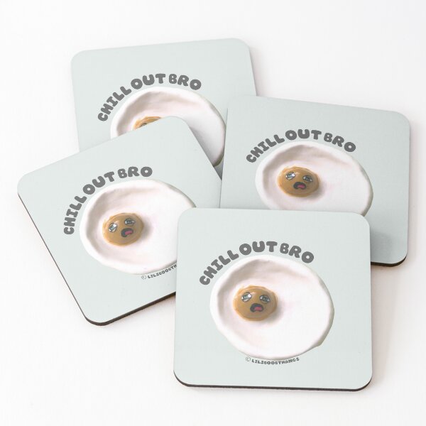 Item preview, Chill out bro, Egg dude, egg art, cute blob, v9 | @lilsboobthangs © designed and sold by lilsboobthangs.