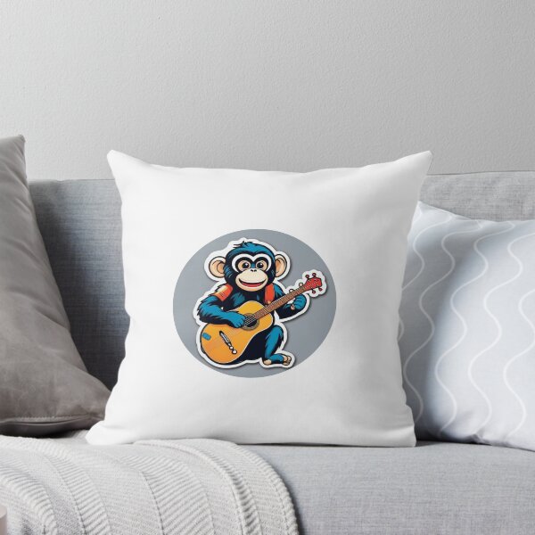Item preview, Monkey Playing Guitar designed and sold by MixedBags.