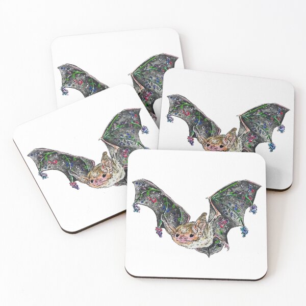 Item preview, Floral Fruit Bat designed and sold by Aquabunart.