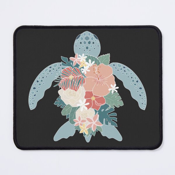 Item preview, Sea Turtle with Flowers designed and sold by Ivanapcm.
