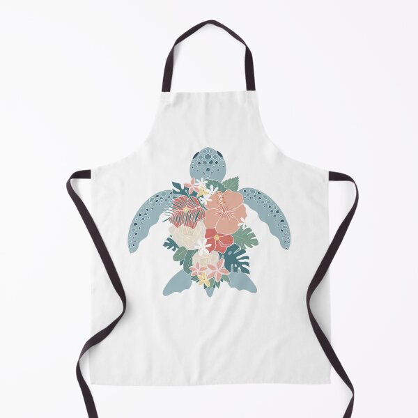 Item preview, Sea Turtle with Flowers designed and sold by Ivanapcm.