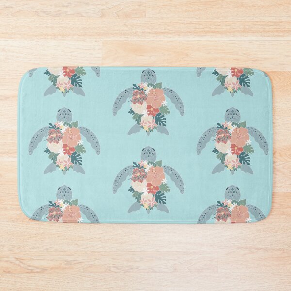 Item preview, Sea Turtle with Flowers  designed and sold by Ivanapcm.