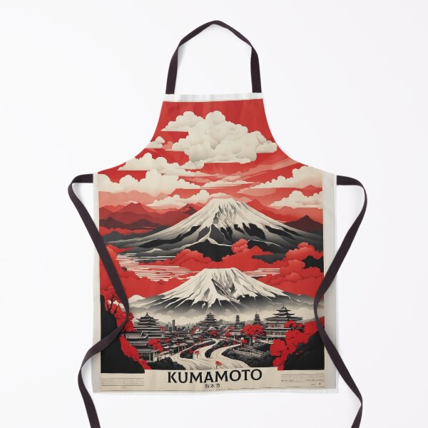 Item preview, Kumamoto Japan Vintage Poster Tourism designed and sold by TravelersGems.