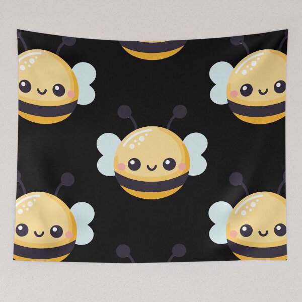 Item preview, Cute Vectoral Bee Face designed and sold by ArtfulWeave.