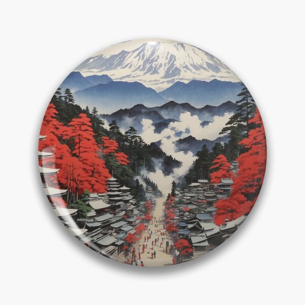 Item preview, Koya san Japan Vintage Poster Tourism  designed and sold by TravelersGems.