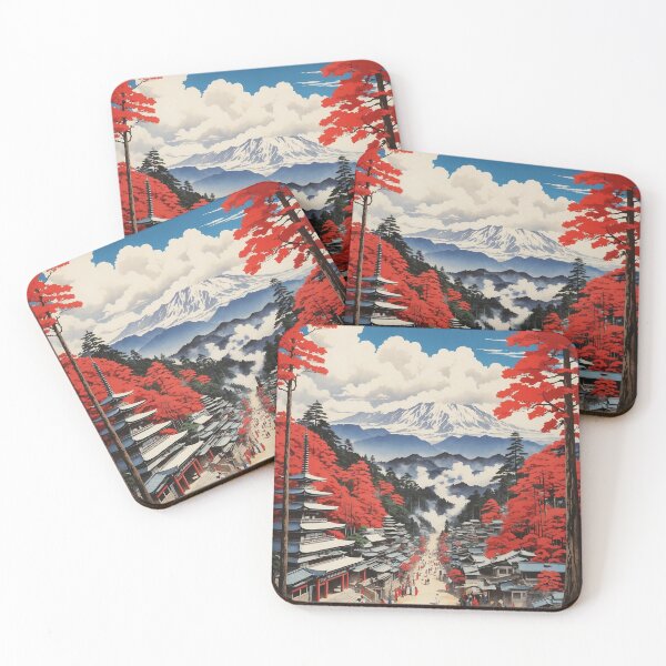 Item preview, Koya san Japan Vintage Poster Tourism  designed and sold by TravelersGems.