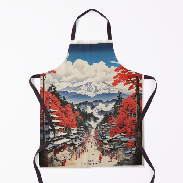 Item preview, Koya san Japan Vintage Poster Tourism  designed and sold by TravelersGems.