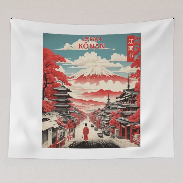 Item preview, Konan Japan Vintage Poster Tourism  designed and sold by TravelersGems.