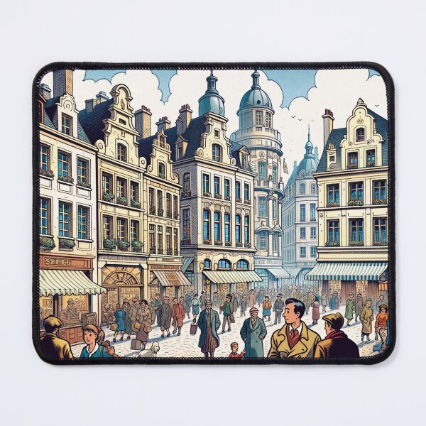 Item preview, Bustling Market Day designed and sold by sarabelmont.