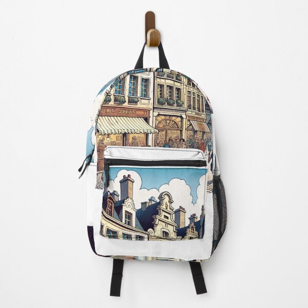 Item preview, Bustling Market Day designed and sold by sarabelmont.