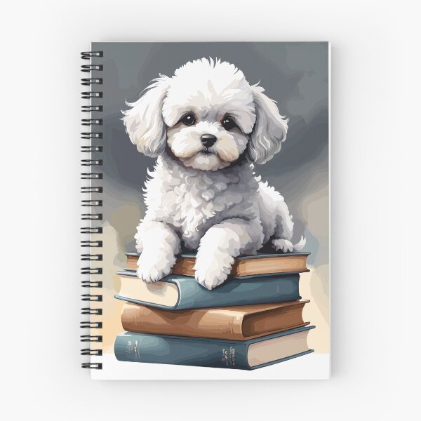 Item preview, Fluffball on Fiction: Poodle Masterminds a Mountain of Literature designed and sold by cutie1pie1dogs.