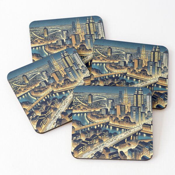 Item preview, Nocturnal City Glow designed and sold by sarabelmont.