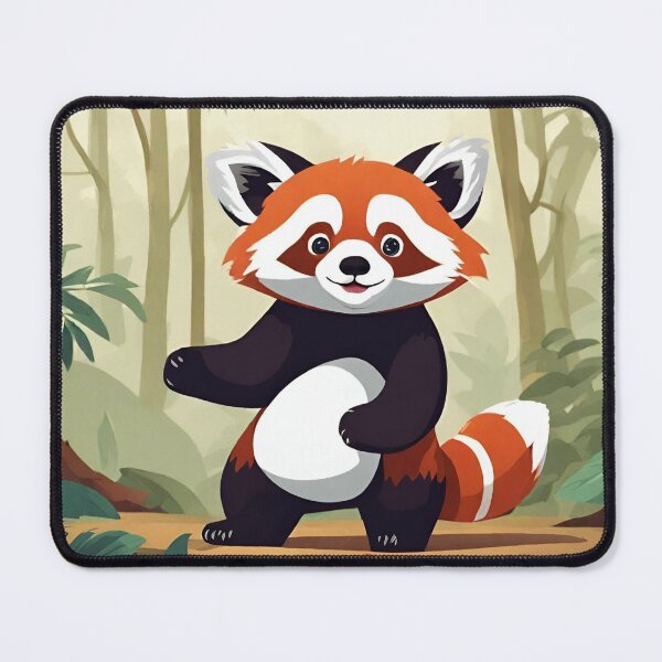 Item preview, Red Panda in Jungle Cartoon designed and sold by IsntThatNiche.