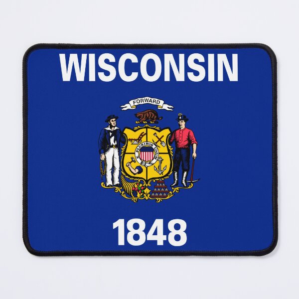 Item preview, Wisconsin Flag designed and sold by taoistviking.