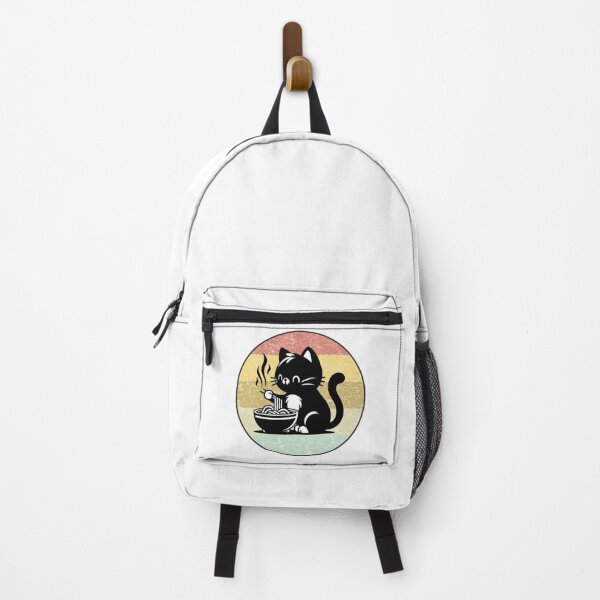 Item preview, Cute Cat Eating Ramen designed and sold by irek07.