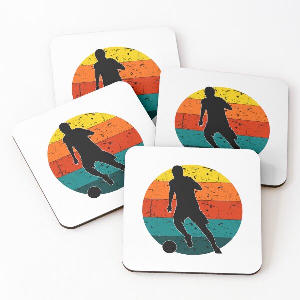Item preview, Simple Retro Football Soccer Shooter | Retro Colorful Soccer Football Shot designed and sold by Amazing Arts Designs.