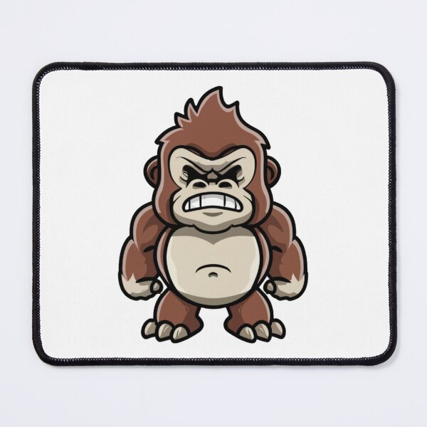 Item preview, Angry vanilla gorilla muscular designed and sold by bukajart.
