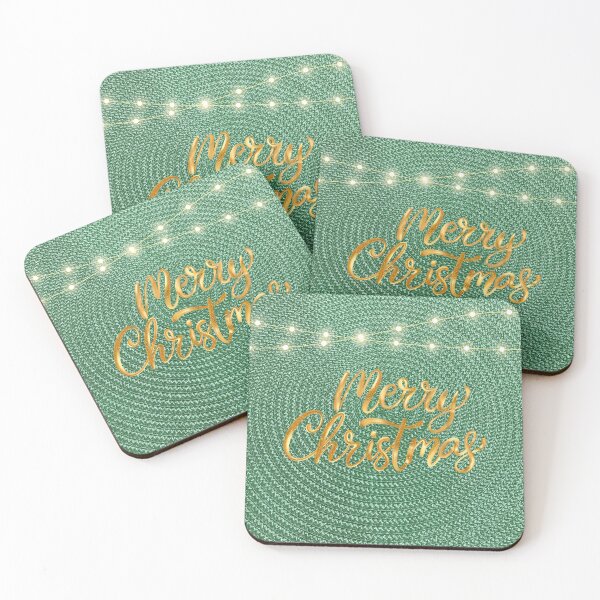 Item preview, Merry Green and Gold Christmas designed and sold by mcbuiati.