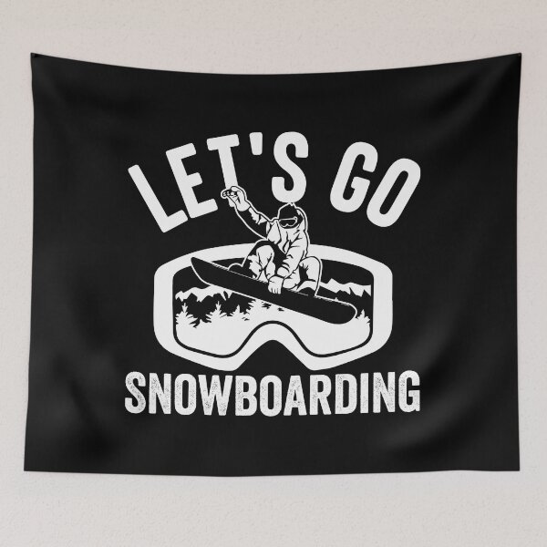 Item preview, Let's Go Snowboarding designed and sold by Anniebuh.