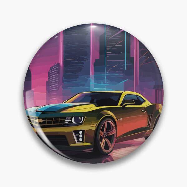 Item preview, Modern American Camaro Muscle Car Retro Poster designed and sold by VenZolic.