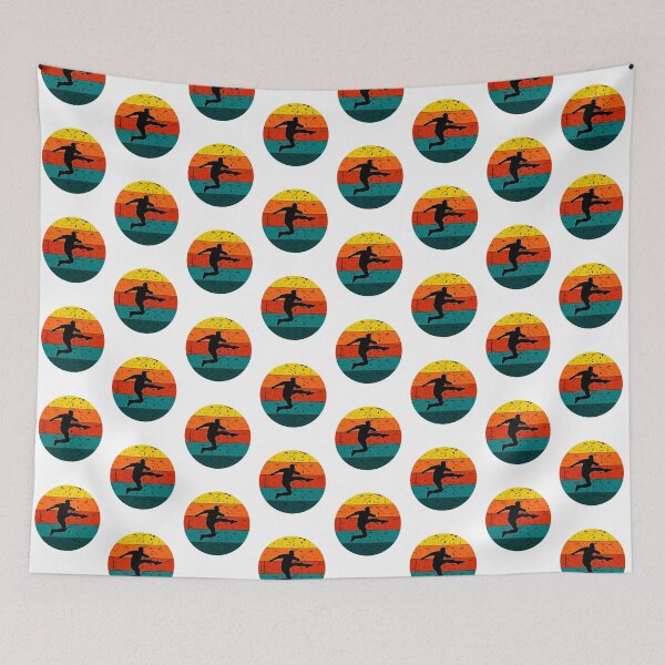 Item preview, Retro Football Soccer Shooter | Simple Retro Colorful Soccer Football Shot designed and sold by Amazing Arts Designs.