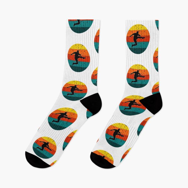 Item preview, Retro Football Soccer Shooter | Simple Retro Colorful Soccer Football Shot designed and sold by Amazing Arts Designs.