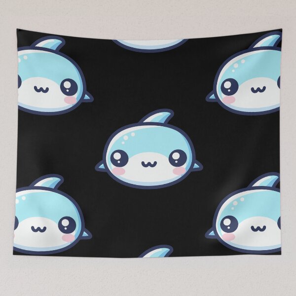 Item preview, Cute Vectoral Hammerhead Shark Face designed and sold by ArtfulWeave.