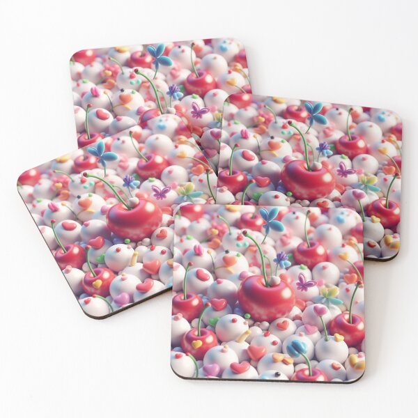 Item preview, AI Cherries: Three-Dimensional Charm designed and sold by pixamd.