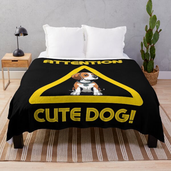 Item preview, Attention Dog Cute puppy Beagle Dog lover gift designed and sold by Golden-Heaven.