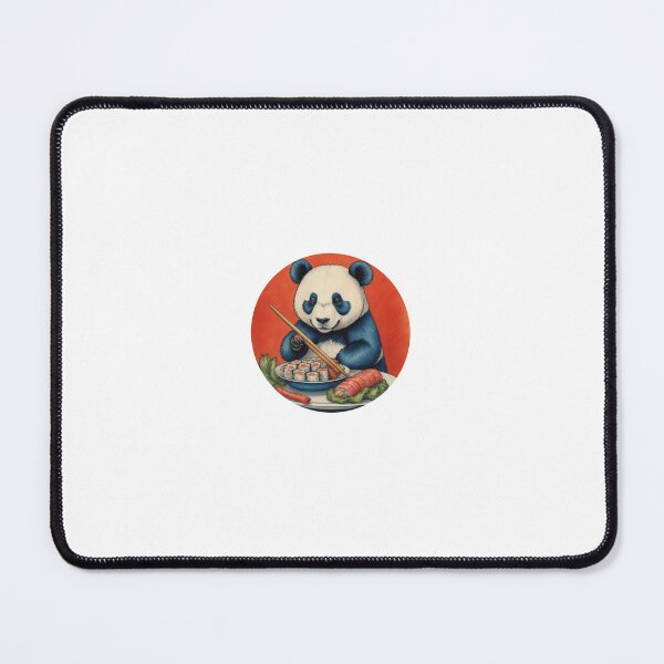 Item preview, Panda Eating Sushi designed and sold by MixedBags.