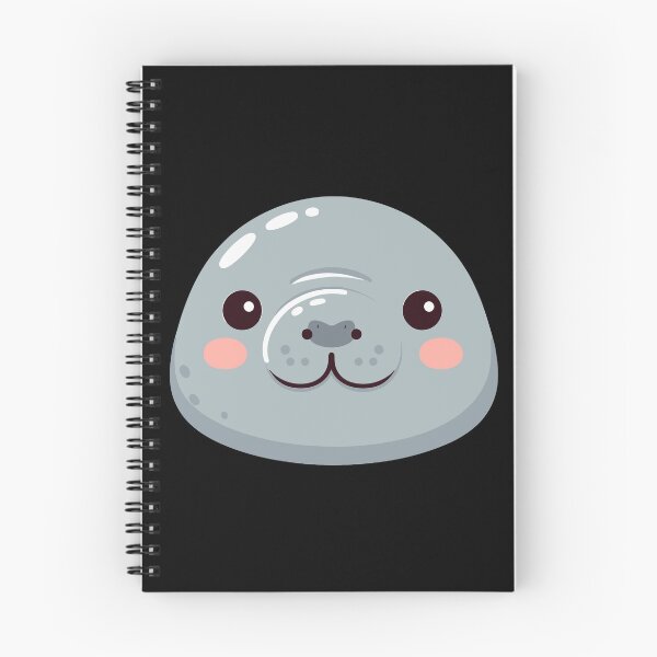 Item preview, Cute Vectoral Manatee Face designed and sold by ArtfulWeave.