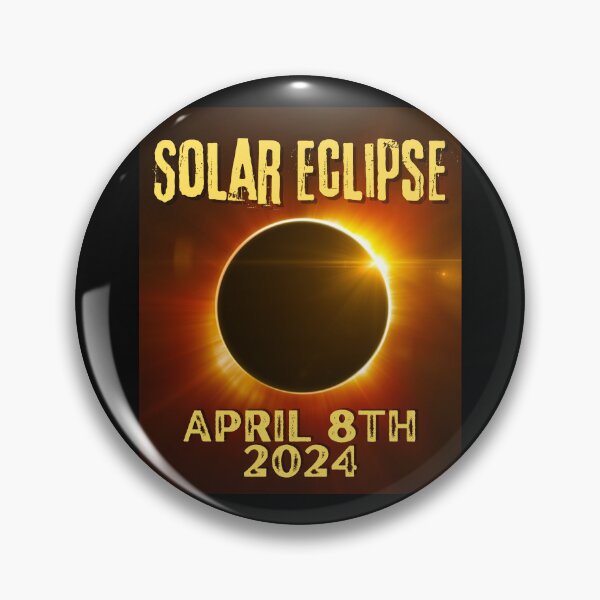 Item preview, Solar Eclipse April 8, 2024 Colorful Design designed and sold by EarthArtDesigns.