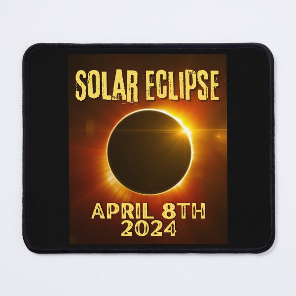 Item preview, Solar Eclipse April 8, 2024 Colorful Design designed and sold by EarthArtDesigns.
