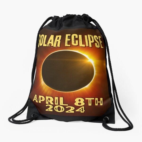 Item preview, Solar Eclipse April 8, 2024 Colorful Design designed and sold by EarthArtDesigns.