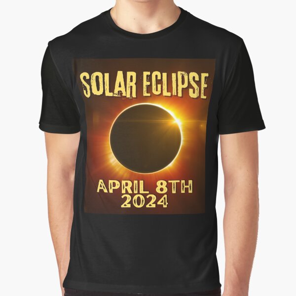 Item preview, Solar Eclipse April 8, 2024 Colorful Design designed and sold by EarthArtDesigns.