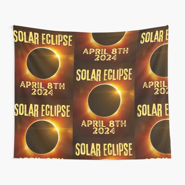 Item preview, Solar Eclipse April 8, 2024 Colorful Design designed and sold by EarthArtDesigns.