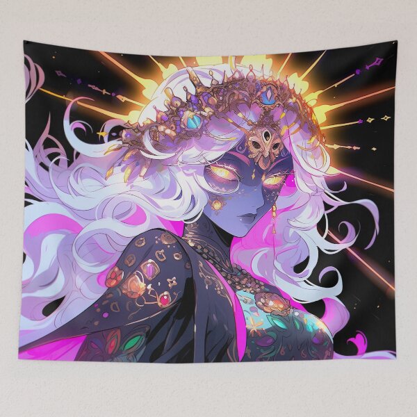 Item preview, Mystical Fantasy Goddess Anime Girl designed and sold by bubblegoth.