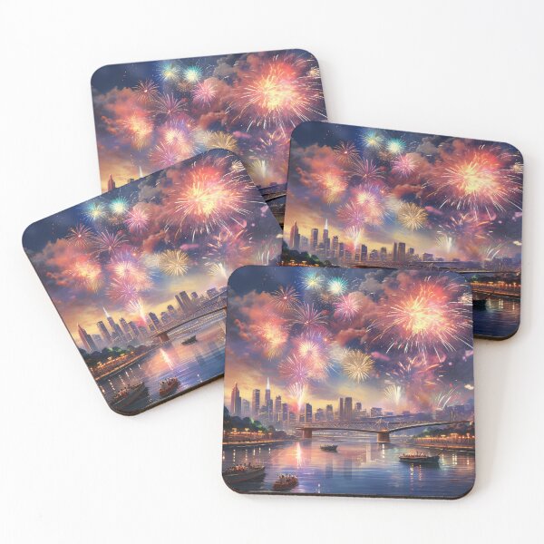 Item preview, Happy New Year Boat on the Water 03 designed and sold by Cilea Sabie.