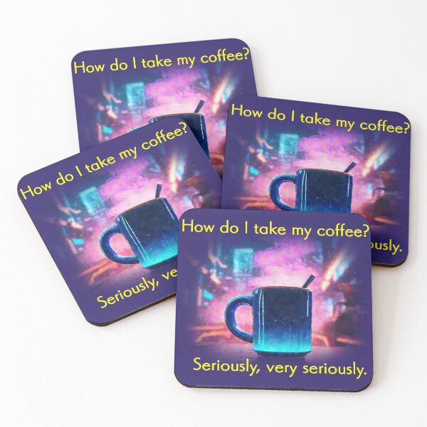 Item preview, Coffee Is A Serious Business! designed and sold by Mothrrr.