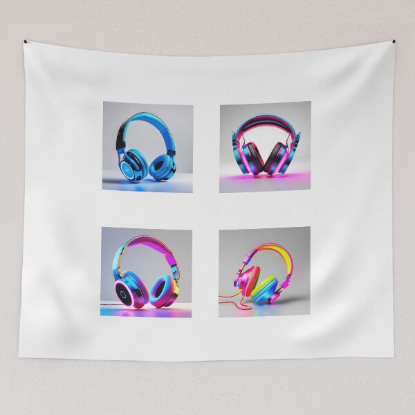 Item preview, Neon headphones designed and sold by Inspirationmotivation.