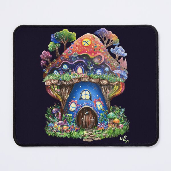 Item preview, Fairytale Mushroom House designed and sold by Aquabunart.