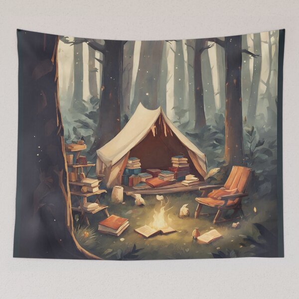 Item preview, Bookish Campfire designed and sold by InkDrinker23.