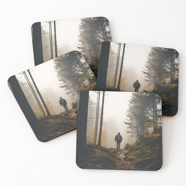 Item preview, Autumn Hiking Adventure in the Foggy Forest designed and sold by Shirtastically.