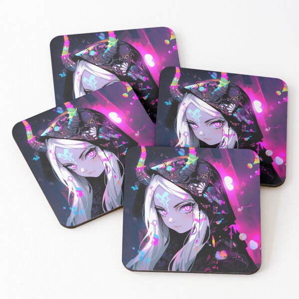 Item preview, Dark Neon Techno Shaman Anime Girl designed and sold by bubblegoth.