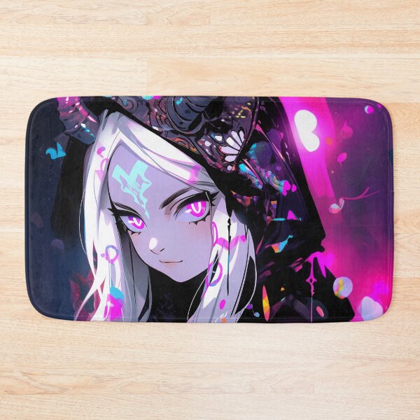 Item preview, Dark Neon Techno Shaman Anime Girl designed and sold by bubblegoth.