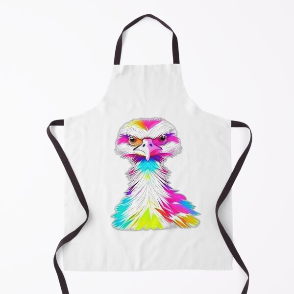 Item preview, Colourful Large Ostrich Geometric Shaped Artwork designed and sold by Geonimalia.